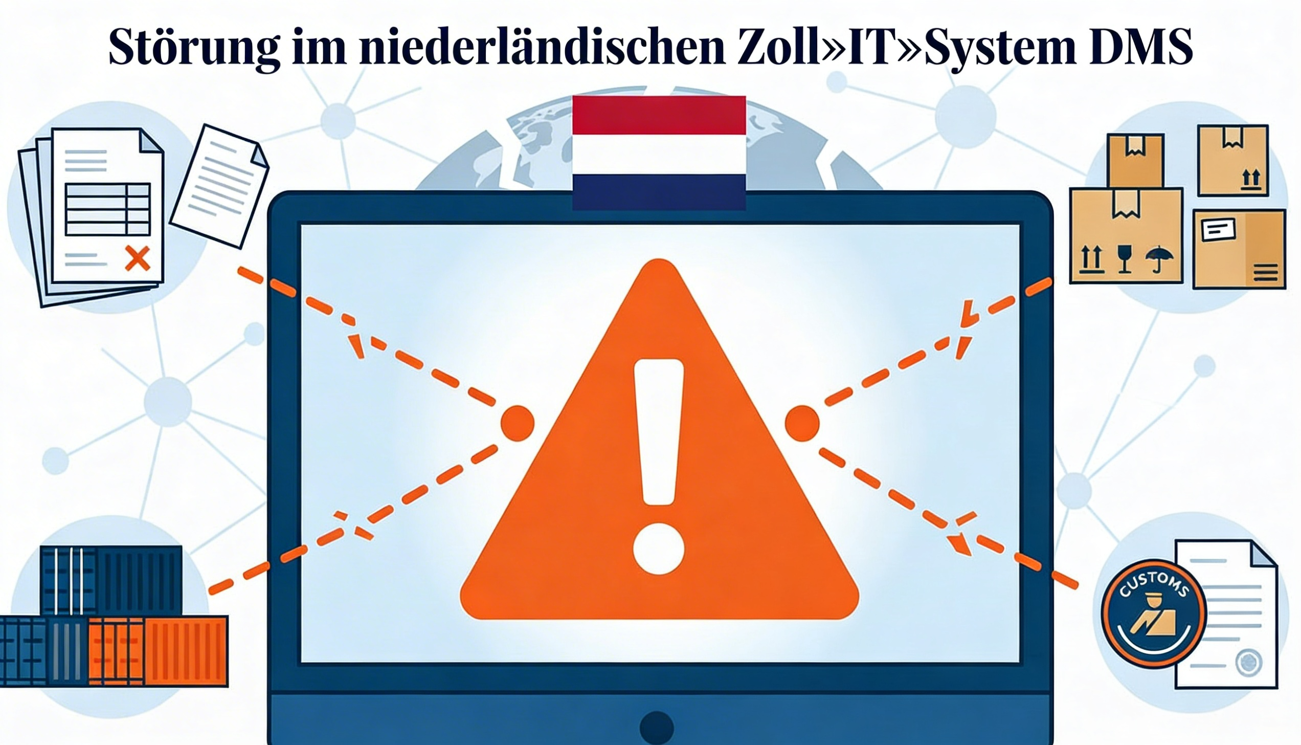 Störung im niederländischen Zoll...