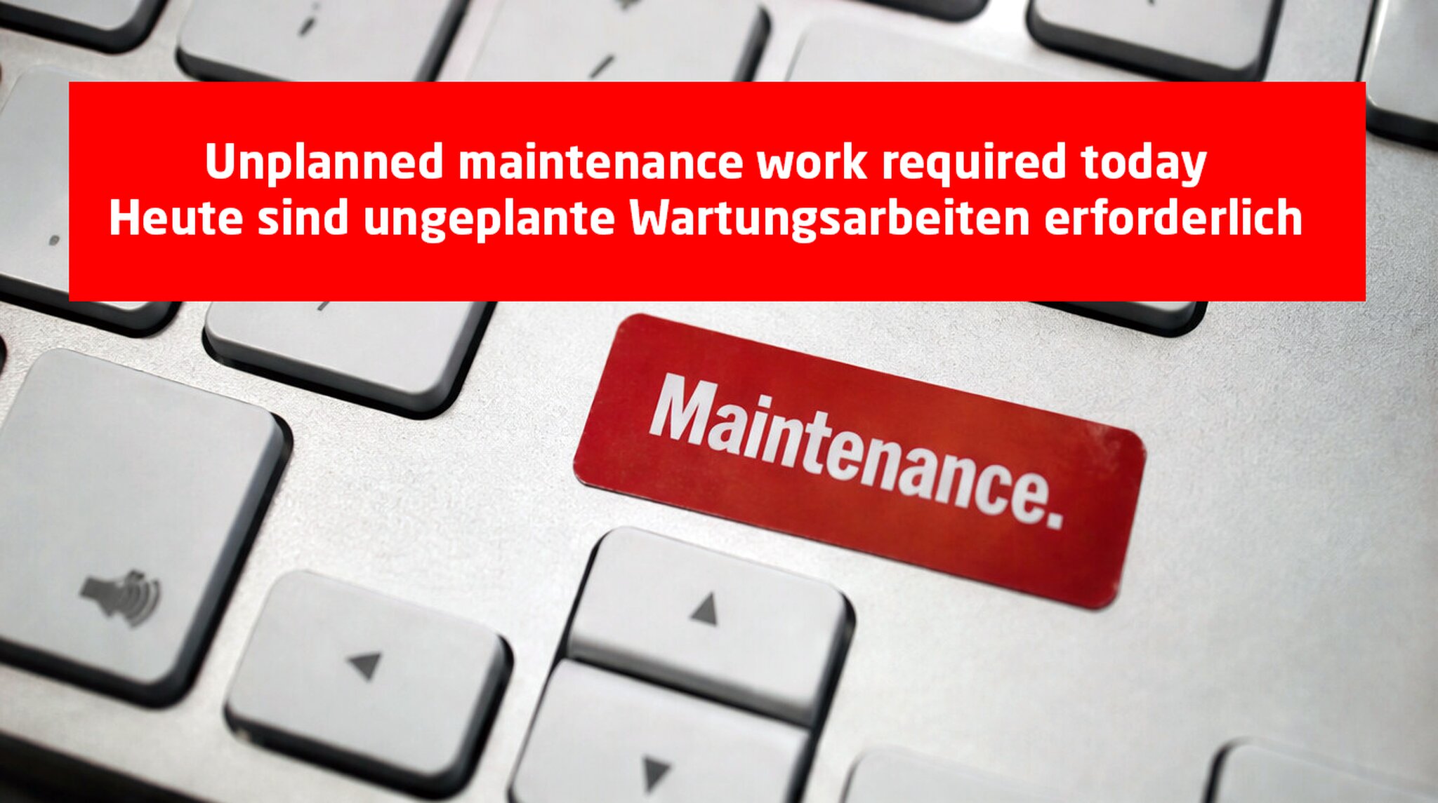 Kurzfristige Sicherheitswartung: IPKIS und Schnittstellen vorübergehend offline